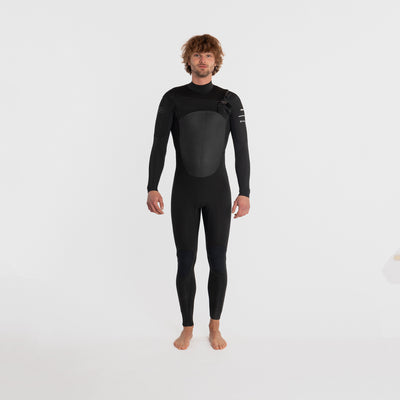 Snow Peak + Finisterre Men's 3mm Yulex Chest Zip Wetsuit Black 203462 - Snow Peak UK