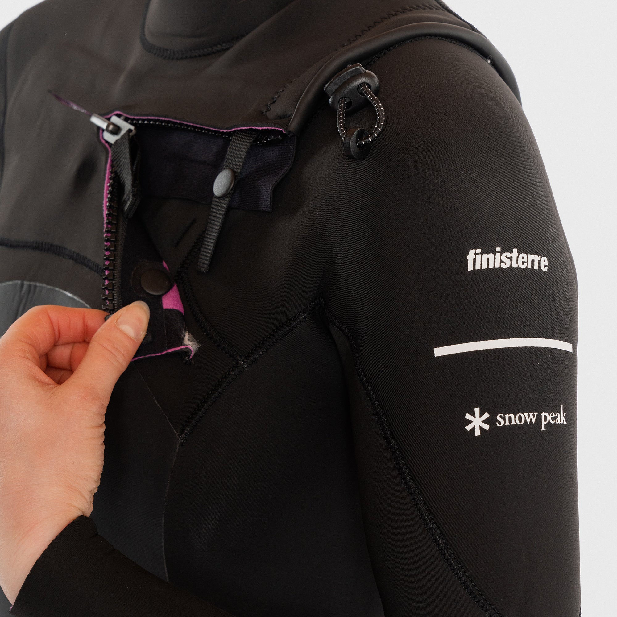 Snow Peak + Finisterre Women's 3mm Yulex Chest Zip Wetsuit - Snow Peak UK