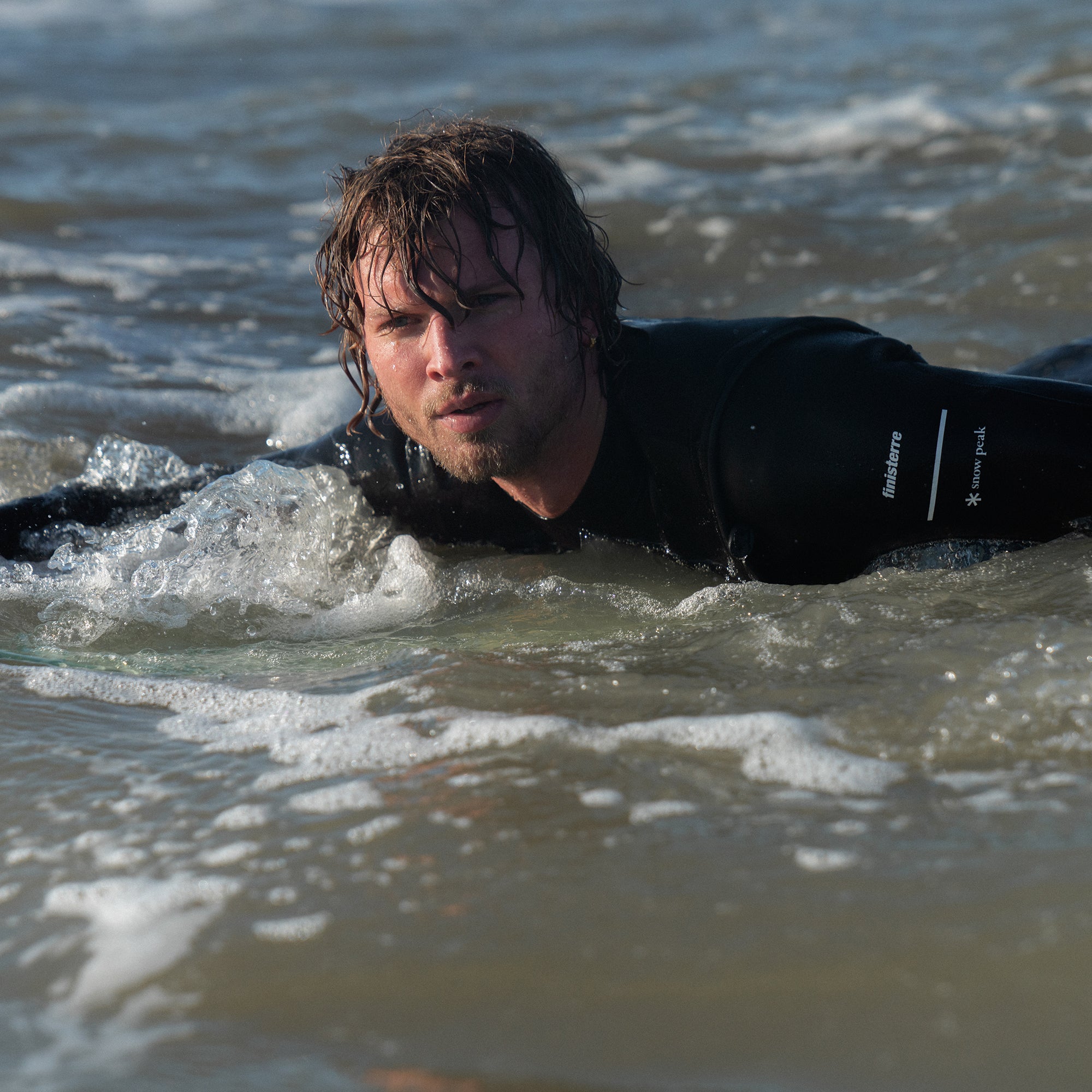 Snow Peak + Finisterre Men's 3mm Yulex Chest Zip Wetsuit - Snow Peak UK