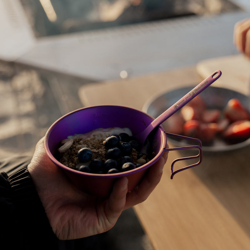 Snow Peak + Finisterre Anodised Titanium Spork - Snow Peak UK