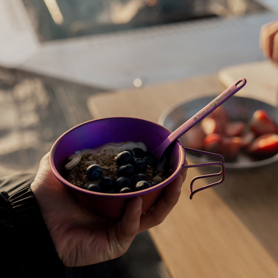 Snow Peak + Finisterre Anodised Titanium Backpacker's Cup - Snow Peak UK