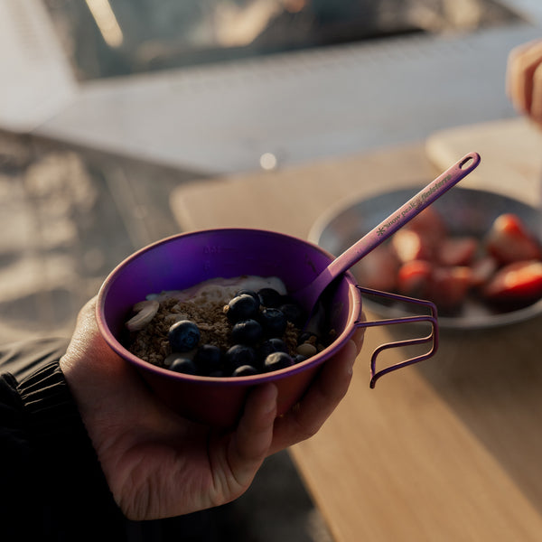 Snow Peak + Finisterre Anodised Titanium Backpacker's Cup - Snow Peak UK