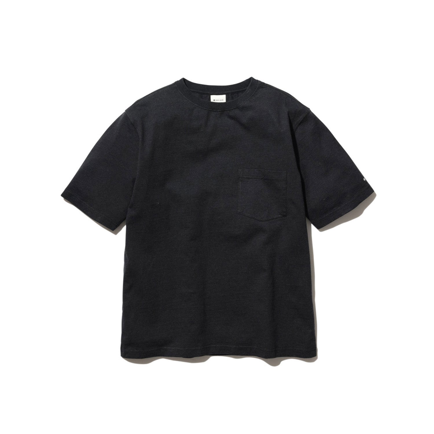 Recycled Cotton T-Shirt Black TS-25SU40202019 - Snow Peak UK