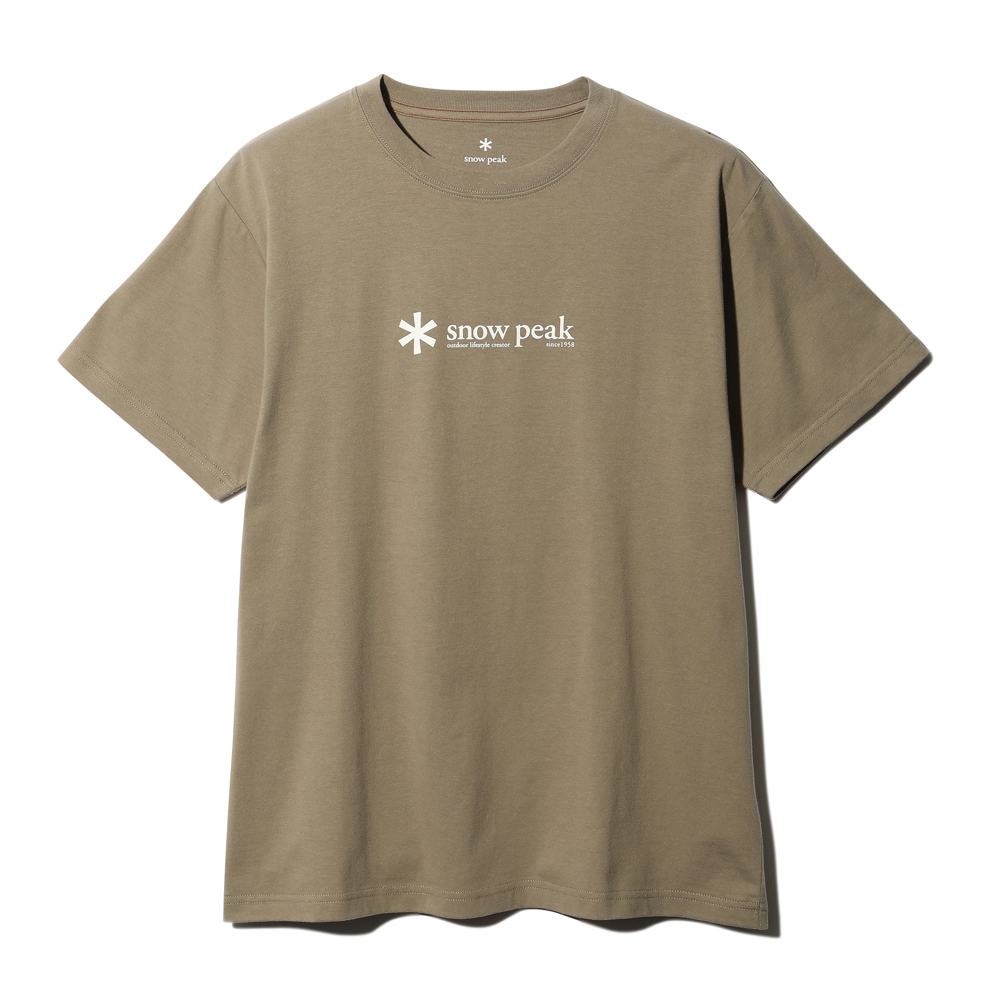Soft Cotton Logo Short Sleeve T-Shirt Pro. TS-25SU40111092 - Snow Peak UK