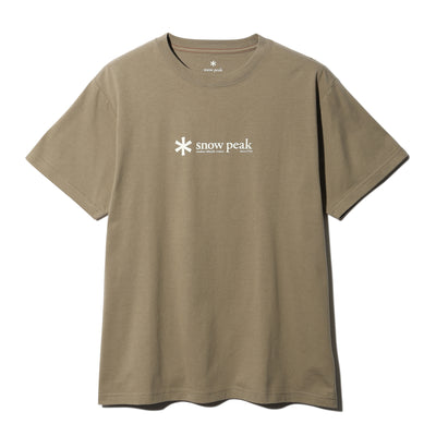Soft Cotton Logo Short Sleeve T-Shirt Pro. TS-25SU40111092 - Snow Peak UK