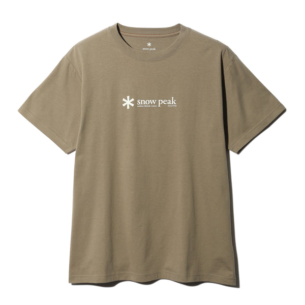 Soft Cotton Logo Short Sleeve T-Shirt Pro. TS-25SU40111092 - Snow Peak UK