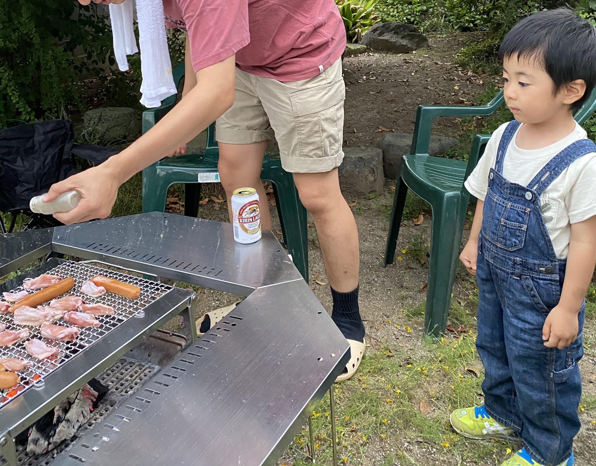 Simple cooking on the Fire and Grill