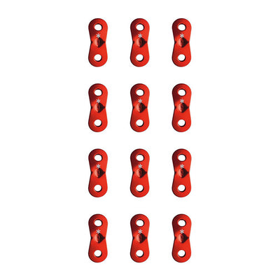 Red Aluminium Rope Tensioner   - Snow Peak UK