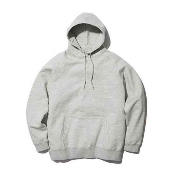 Recycled Cotton Pullover Hoodie Marled Grey SW-22SU402R00MG - Snow Peak UK