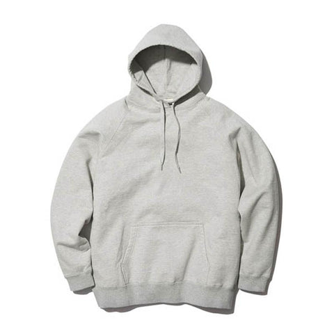 Recycled Cotton Pullover Hoodie Marled Grey SW-22SU402R00MG - Snow Peak UK