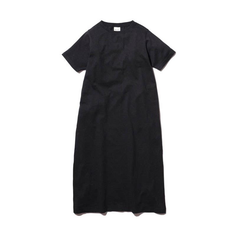 Recycled Cotton Heavy Dress Black SW-22SW40100BK - Snow Peak UK