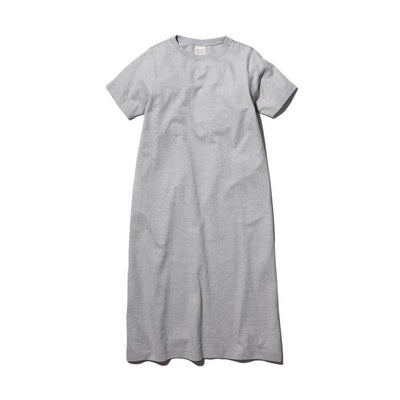 Recycled Cotton Heavy Dress Marled Grey SW-22SW40100MG - Snow Peak UK