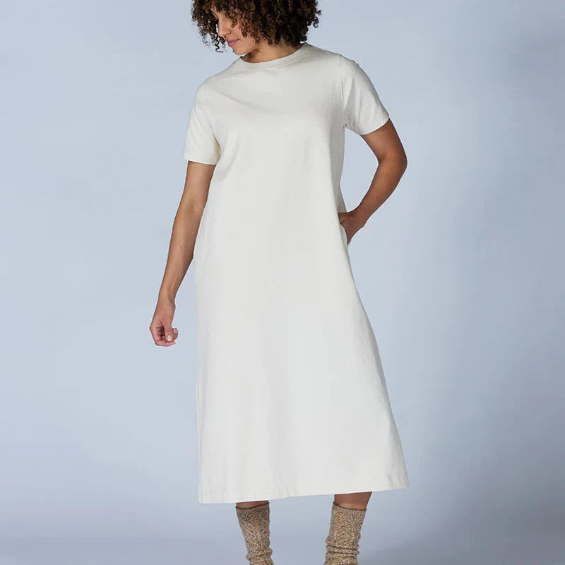 Recycled Cotton Heavy Dress   - Snow Peak UK
