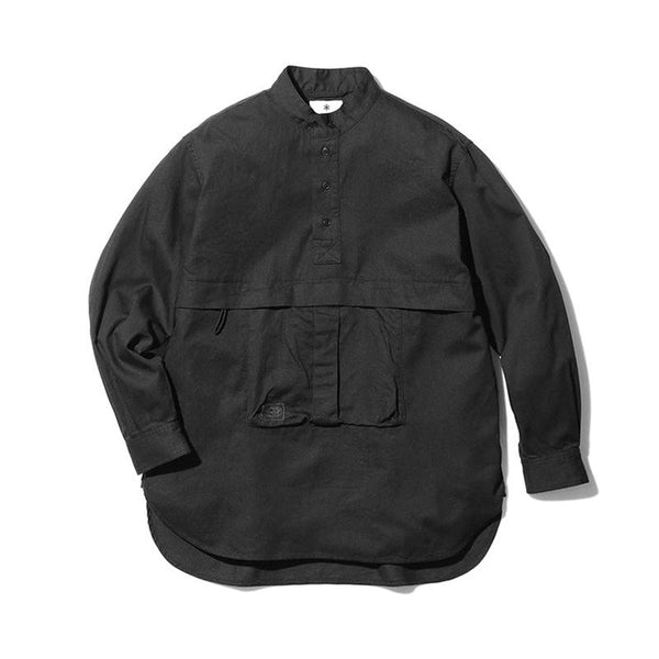 Takibi Light Denim Utility Pullover Black SH-21AU40200BK - Snow Peak UK