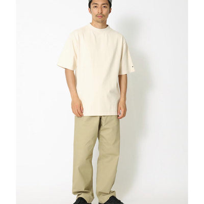 Recycled Cotton Heavy Mockneck T-shirt   - Snow Peak UK