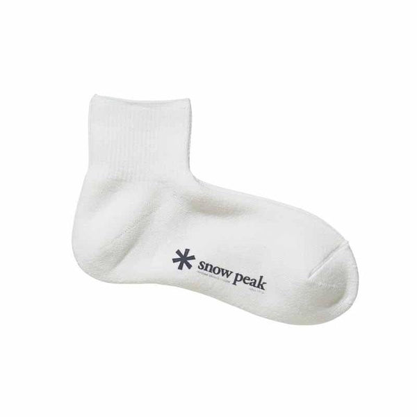 Full Pile Socks Short White UG-653WH - Snow Peak UK