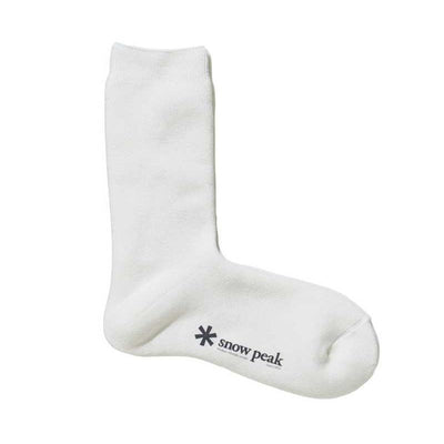 Full Pile Sock Long White UG-655WH - Snow Peak UK